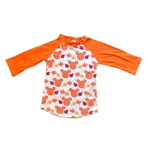 Mickey Pumpkin Print Kids Shirt